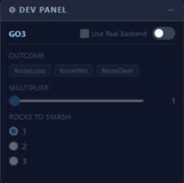 Dev panel
