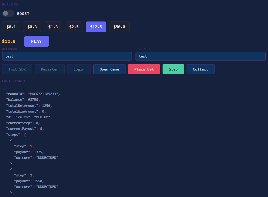 Stepper controls